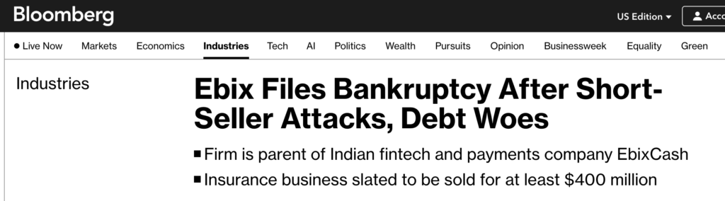 ebix third-party insurance tracking and verification bankruptcy post