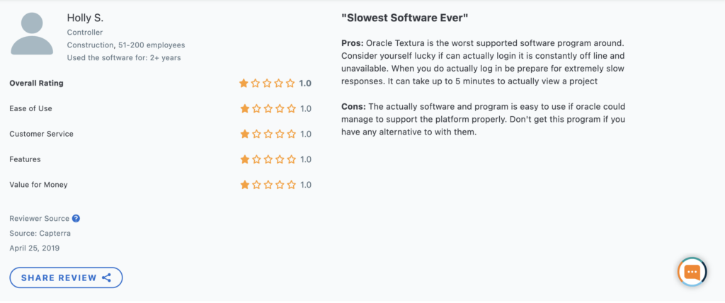 oracle review #2