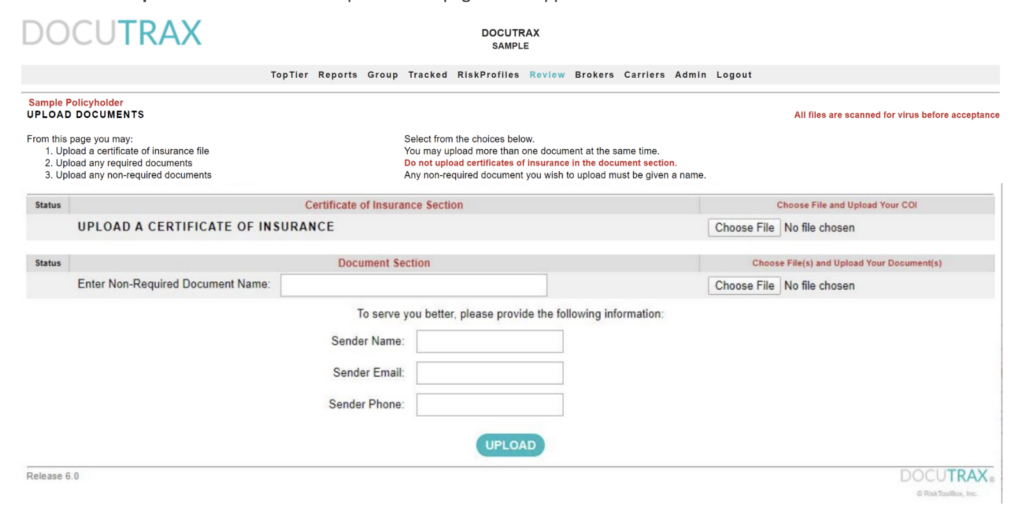 docusign UI